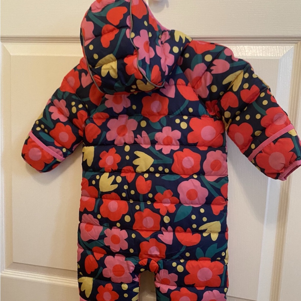 Hanna Andersson Floral Snowsuit - Red, Pink, Yellow, Blue